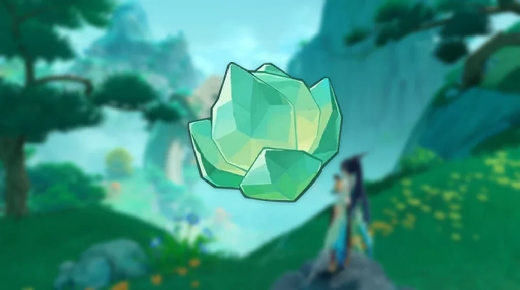 imagen de jade cristalino en genshin impact